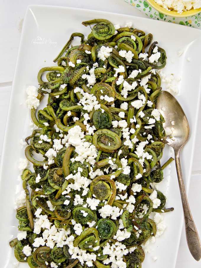Foodista | Recipes, Cooking Tips, and Food News | Roasted Fiddlehead ...